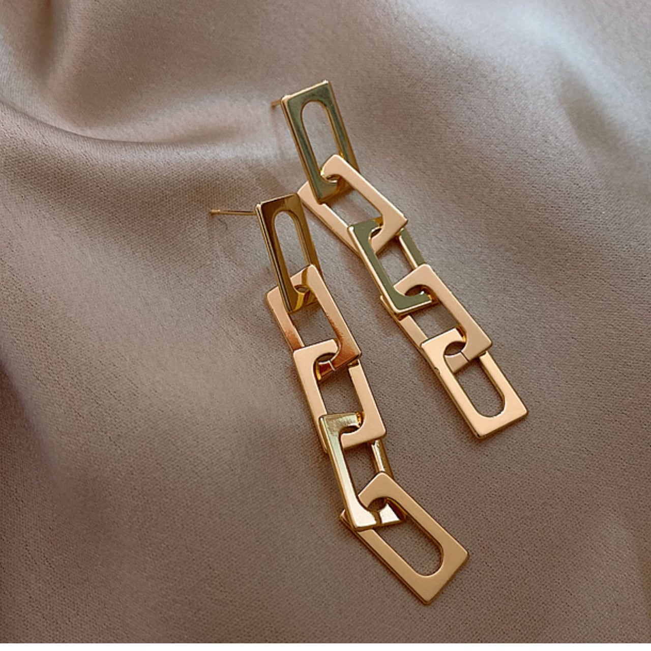 Link Chain Drop Long Pierce L00550