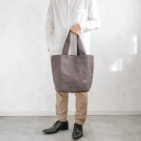 sasicco トート40 グレー | 三河木綿 刺子織 タネイ | tote 40 | gray