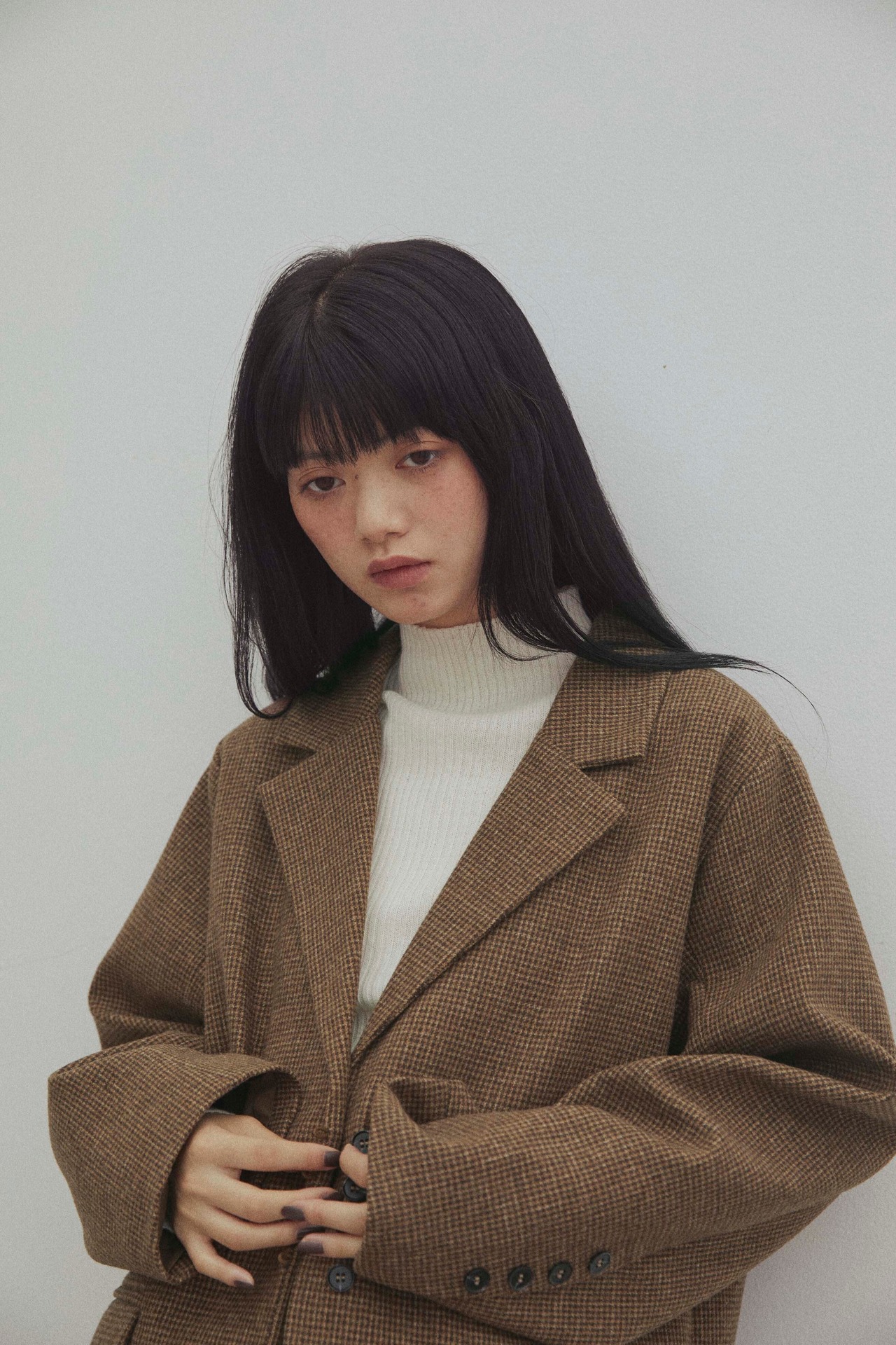 DU250705 Check Tailored Jacket【Outer Collection】【11月中旬予約商品】