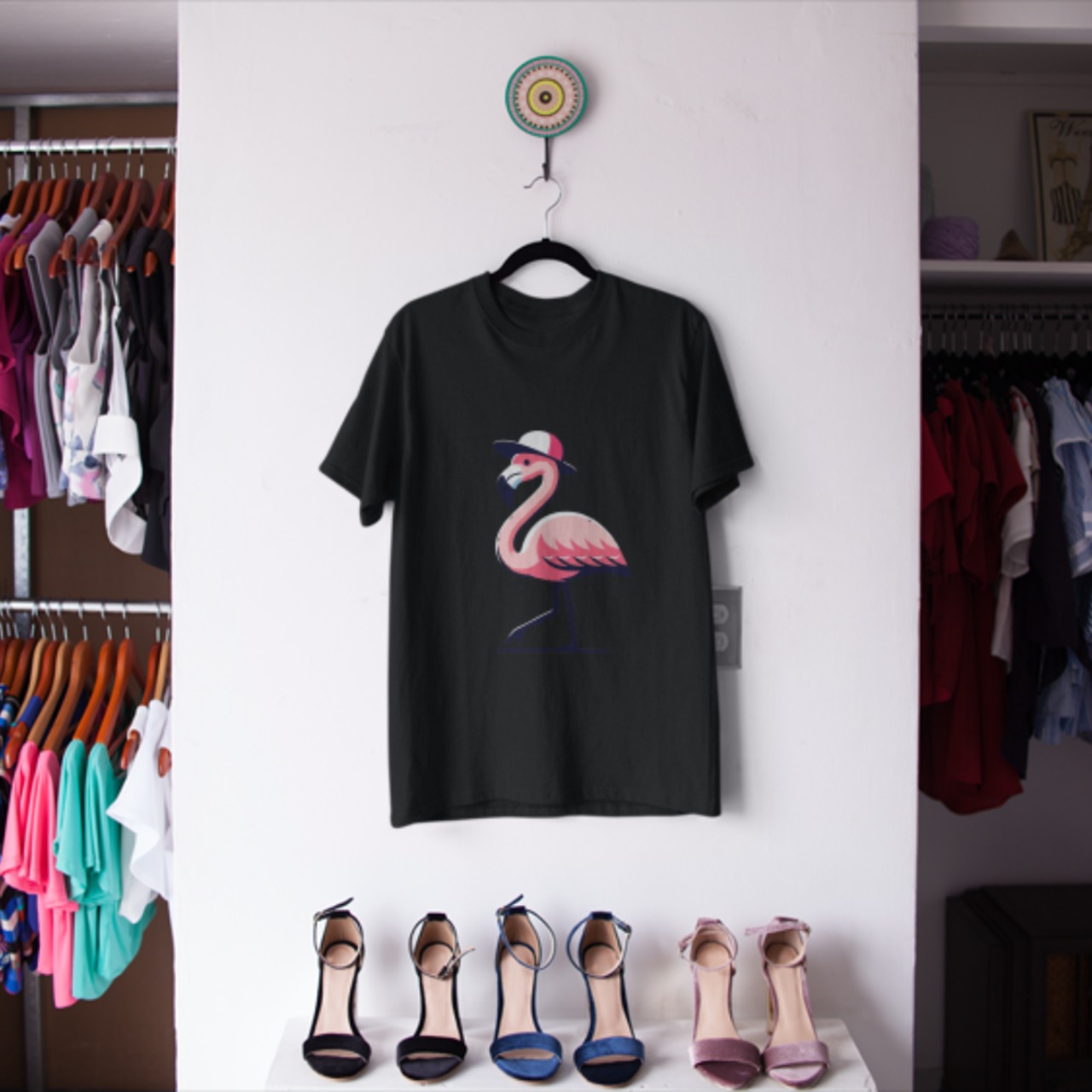 T-shirt -フラミンハット 4110