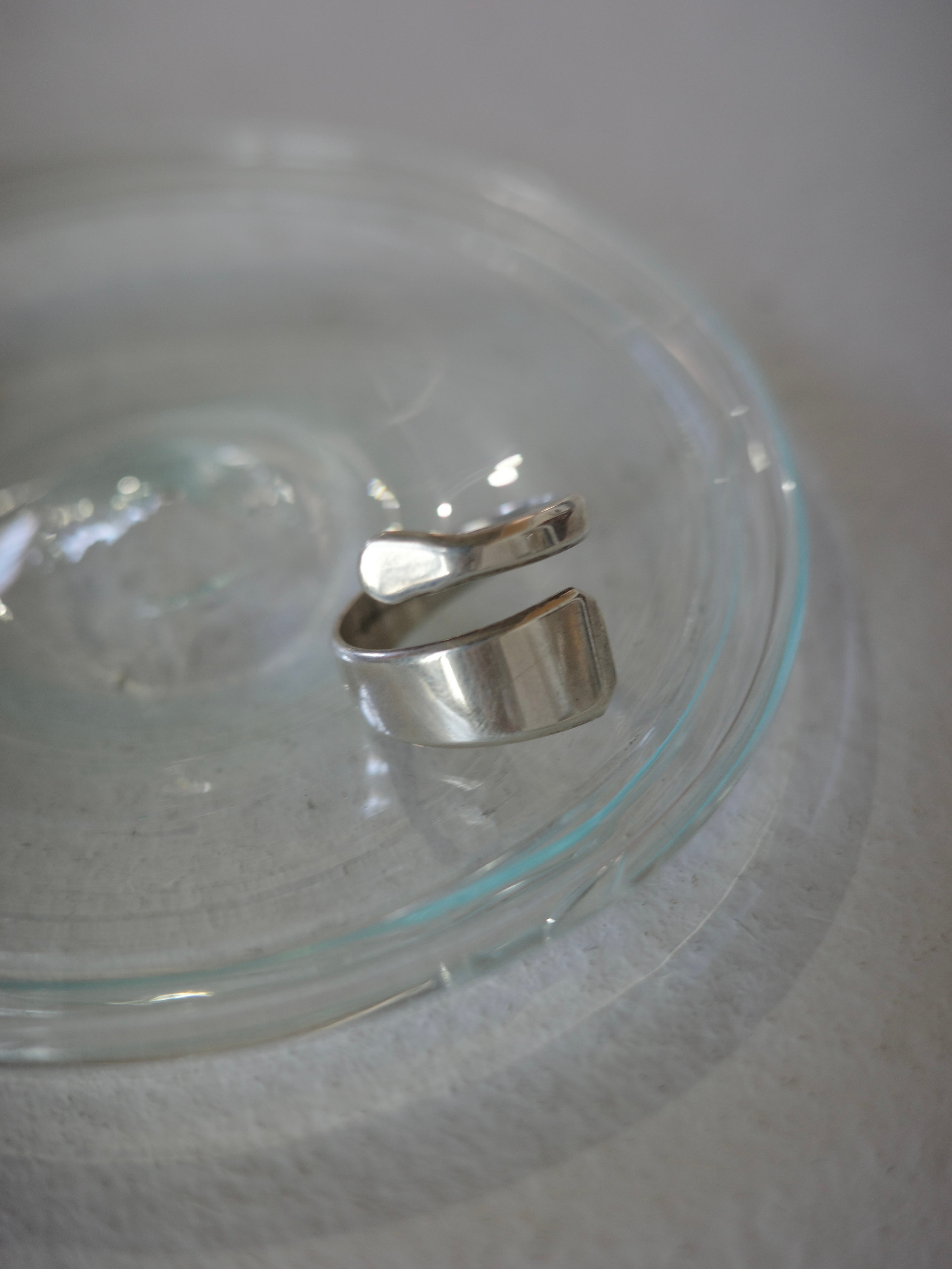 <vintage silver925>wrap design ring