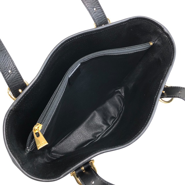 CELINE セリーヌ マカダム トートバッグ ブラック ブラゾン型押し PVCレザーvintage ヴィンテージ オールド  cay5vs