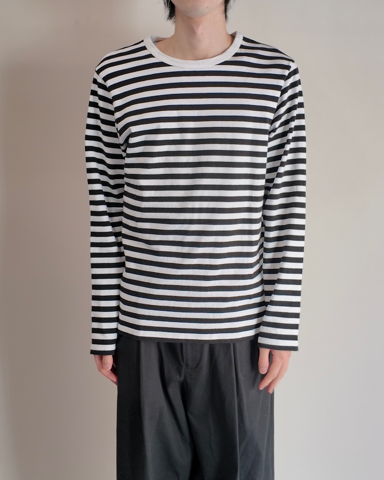 【agnes b.】border long sleeve T-shirt