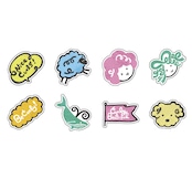 【Sticker Set】カーリーフレークシール