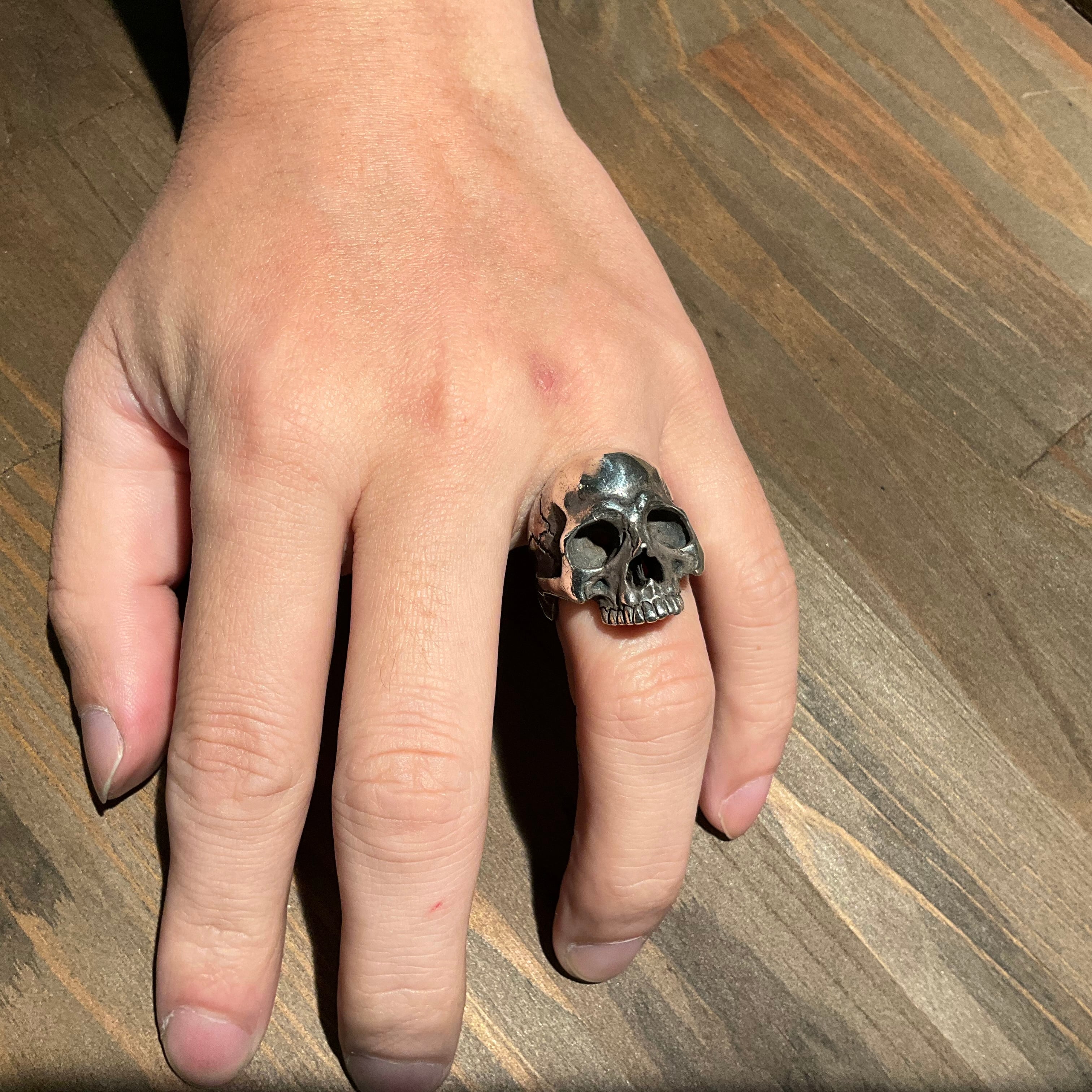 haraKIRI ハラキリ ラージスカルリング 顎無し SilverJewelry