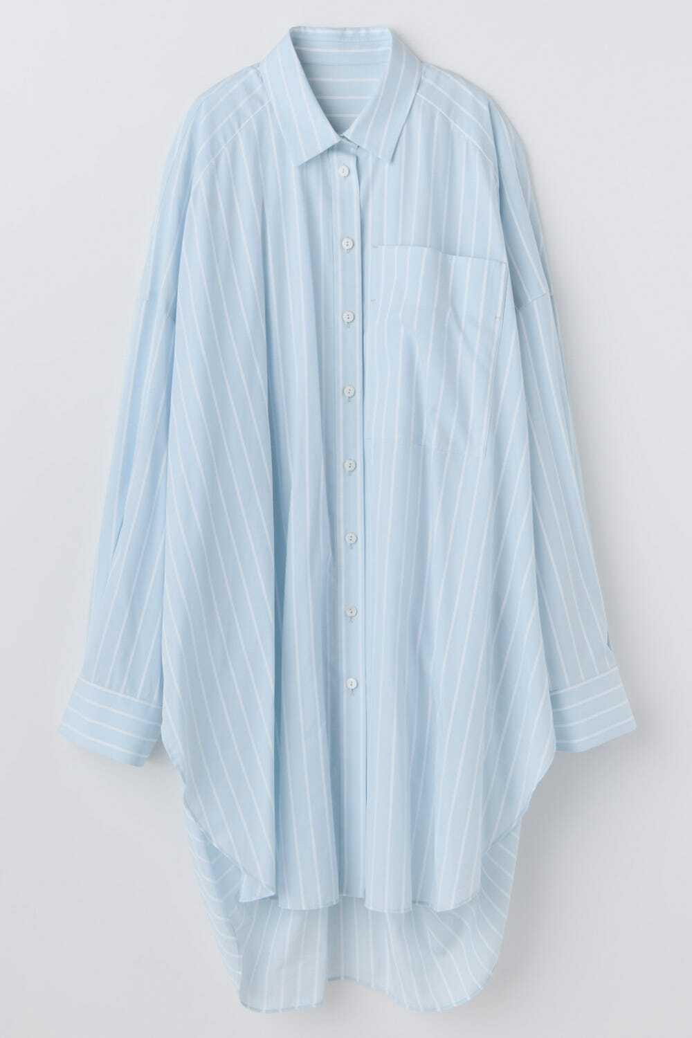 Mame Kurogouchi Velour Jersey I-Line Skirt | BASE