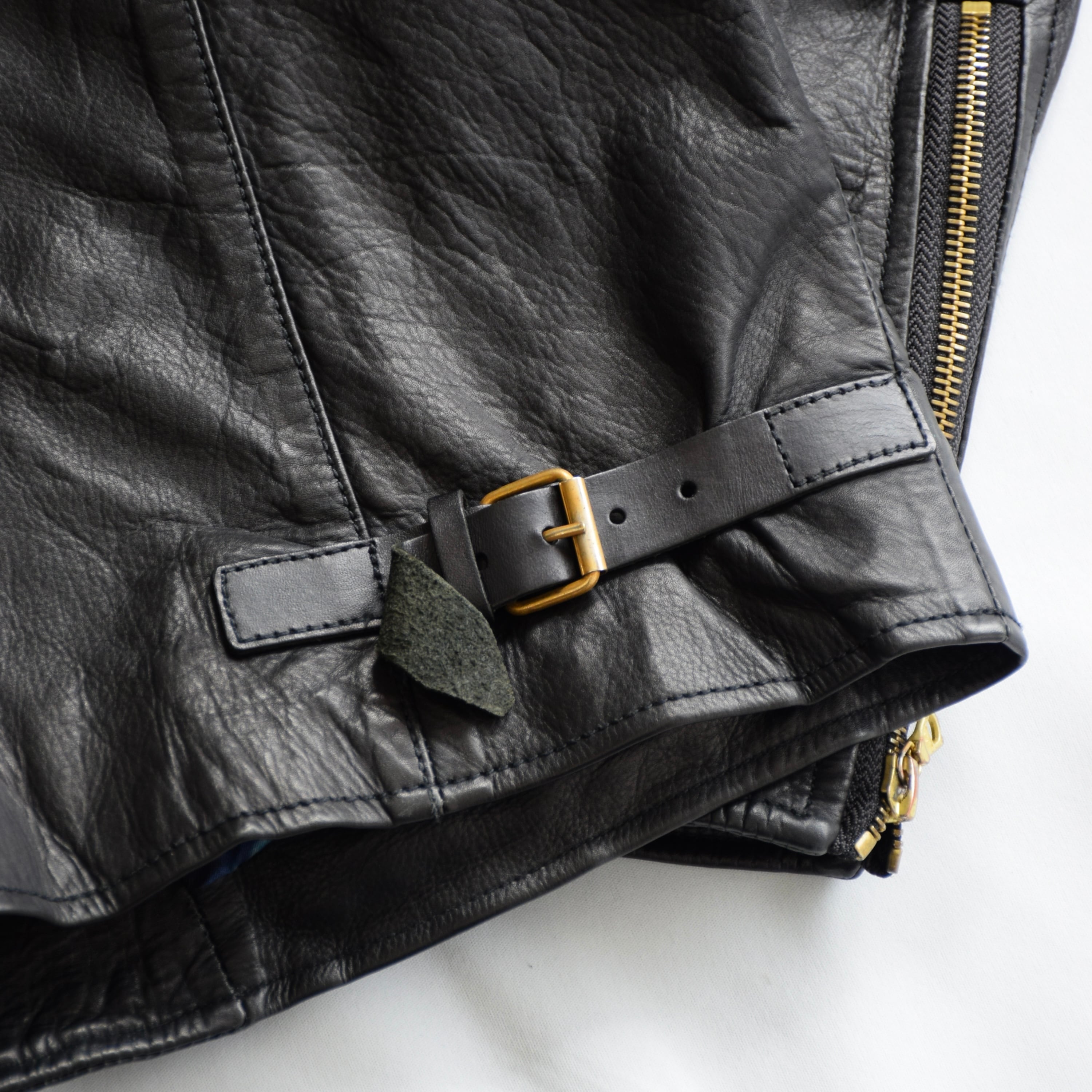 【美品】ポールスミス　レザージャケット XLサイズ Poul Smith レザージャケット メンズ XL ブラック ポールスミス 革