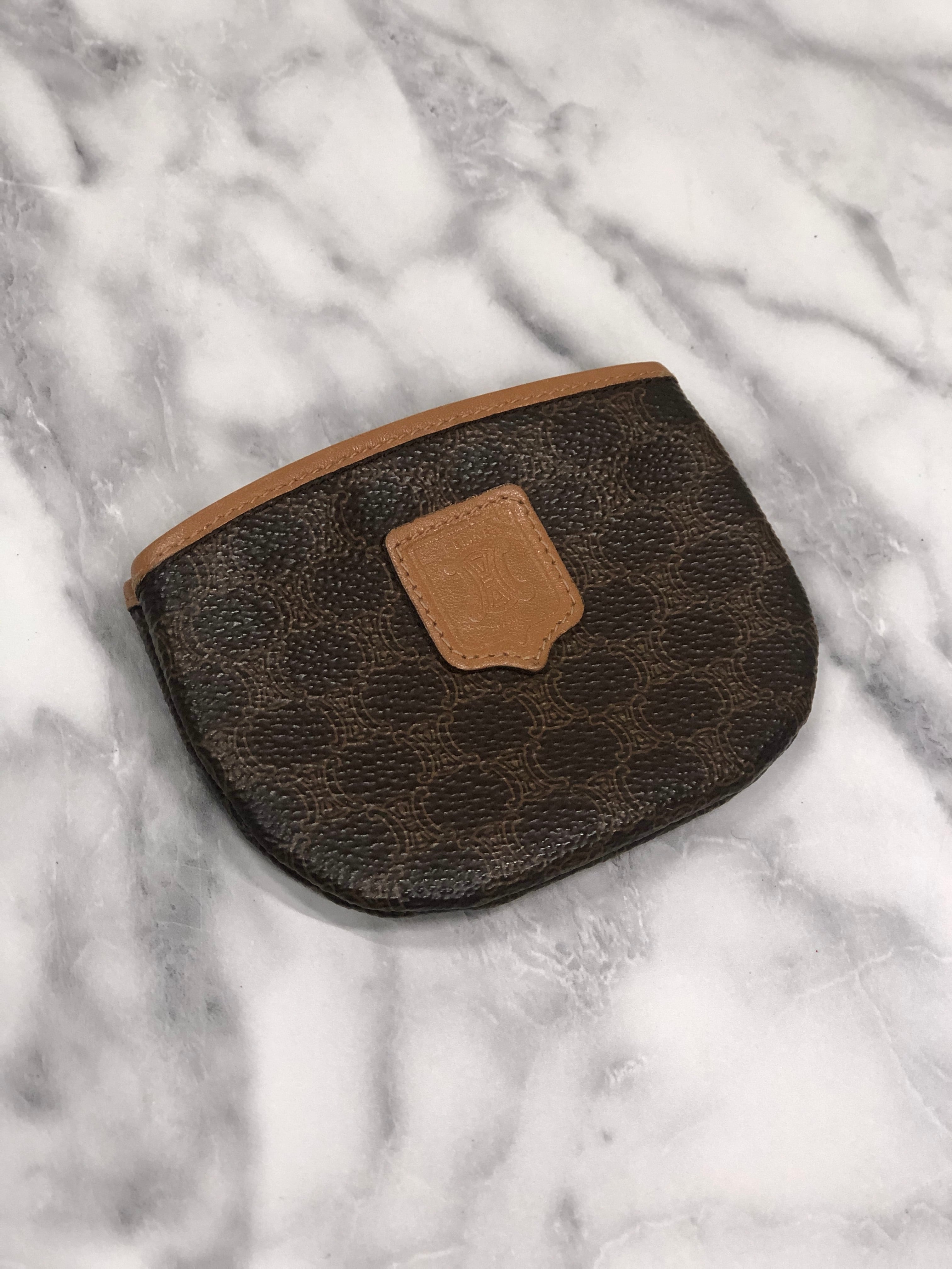 CELINE セリーヌ マカダム ブラゾン型押し コインケース CELINE セリーヌ マカダム ブラゾン型押し コインケース