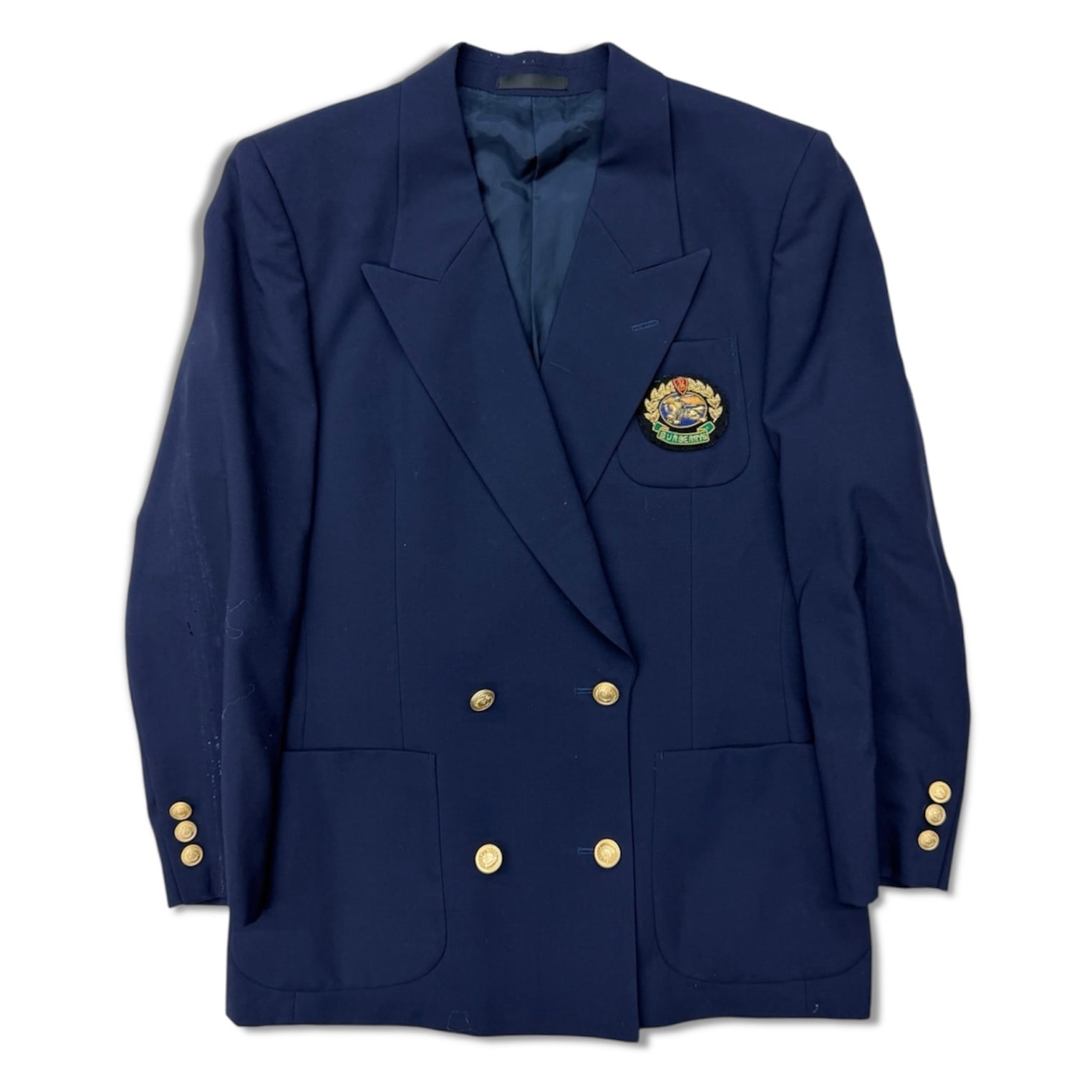 BURBERRYS】90s jacket バーバリー ブレザー 紺ブレ レディース | no