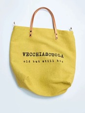 Marché Leather Handle Jute Tote F0871