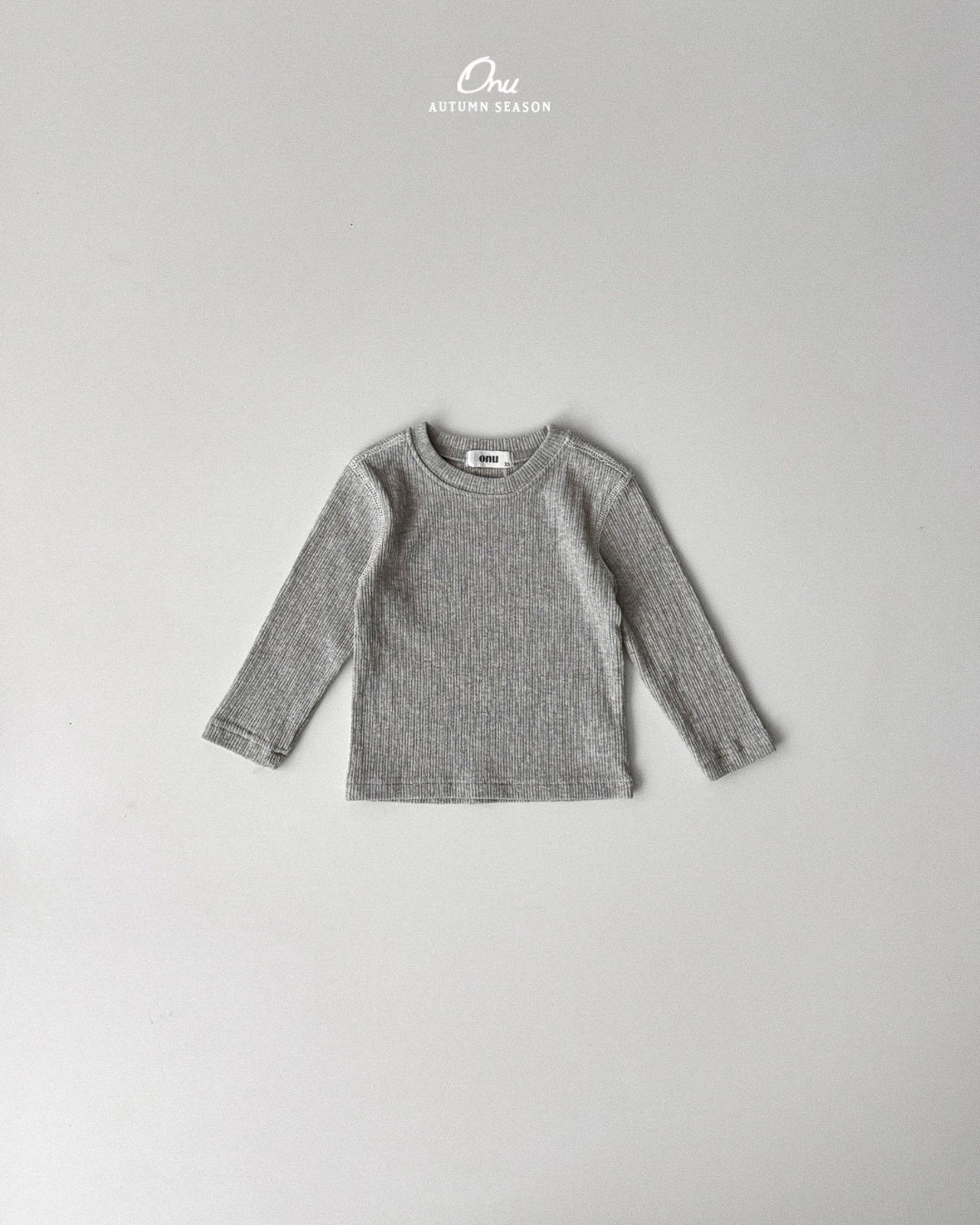 韓国子供服 / ONU / 26Autumn / ストレッチリブTシャツ / 秋服 *12M~XL *