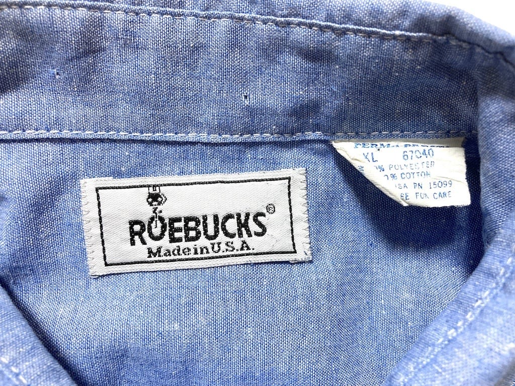 Sears　ROEBUCKS　シャンブレーシャツ