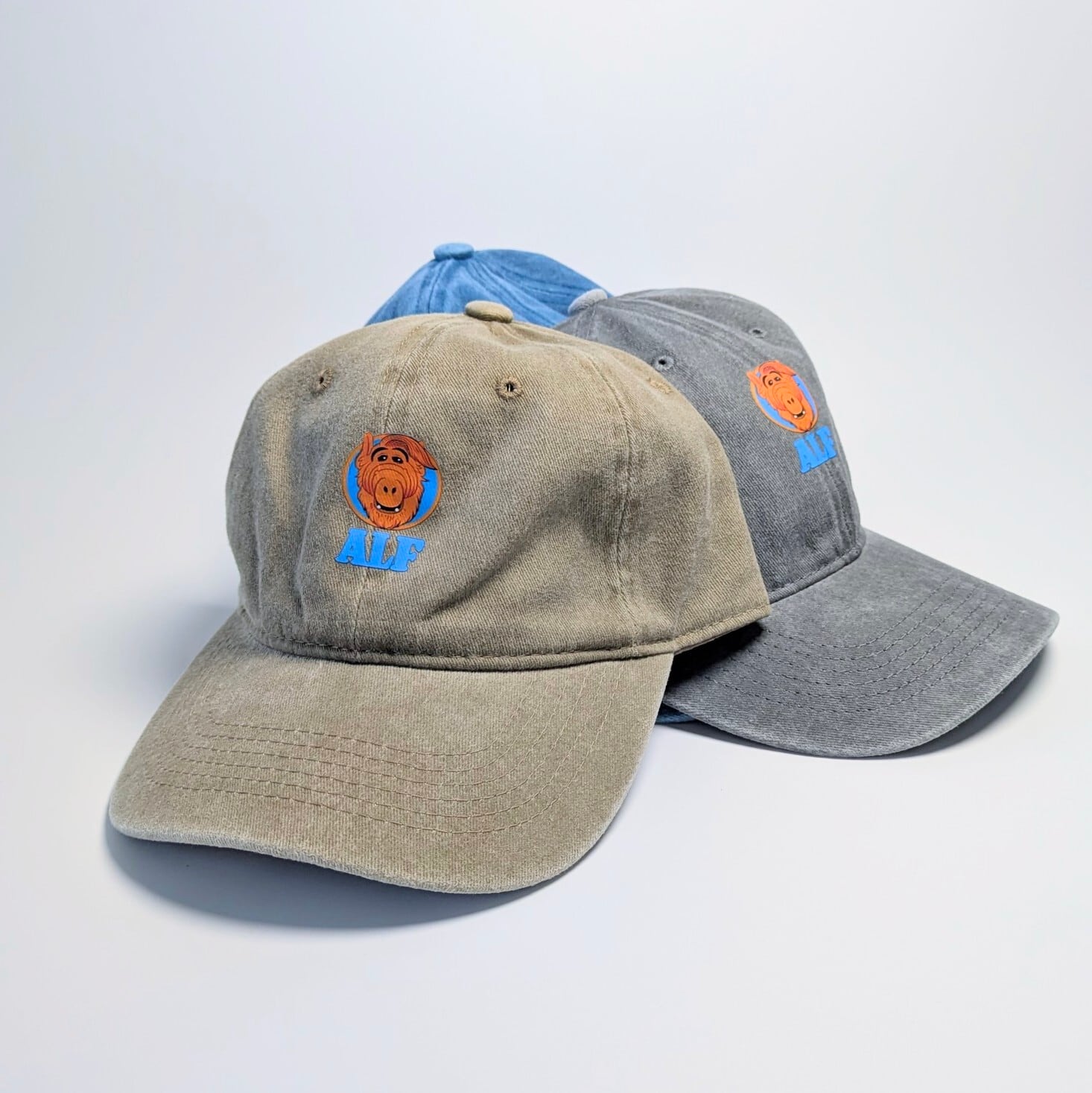 【 ALF（ アルフ ） 】 6パネルCAP / ベースボールキャップ / ウォッシュ加工 / ピグメント加工 〚アメリカン雑貨 アメトイ〛