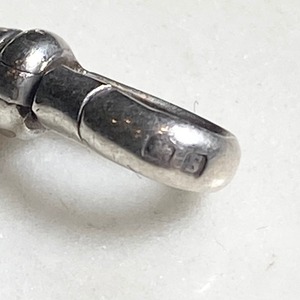 vintage silver chain bracelet with T bar