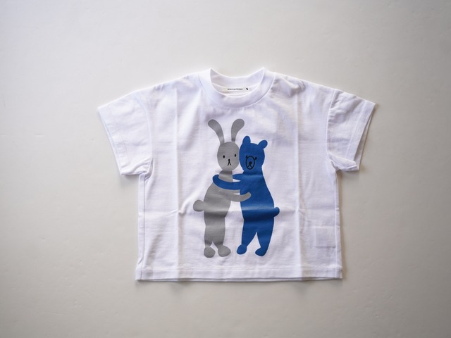 〈 mina perhonen 25SS 〉 calin "Tシャツ" 90-100cm / white