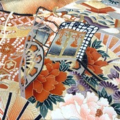 【bomber55】Ssize 再構築リバーシブル着物ボンバー KIMONO reversible BOMBER JACKET