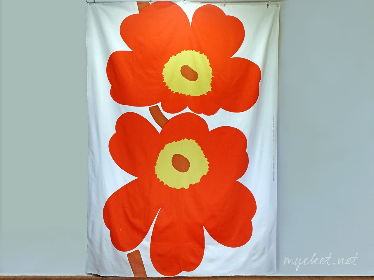 送料無料】marimekko「Unikko 50th Anniversary」ファブリック（未使用