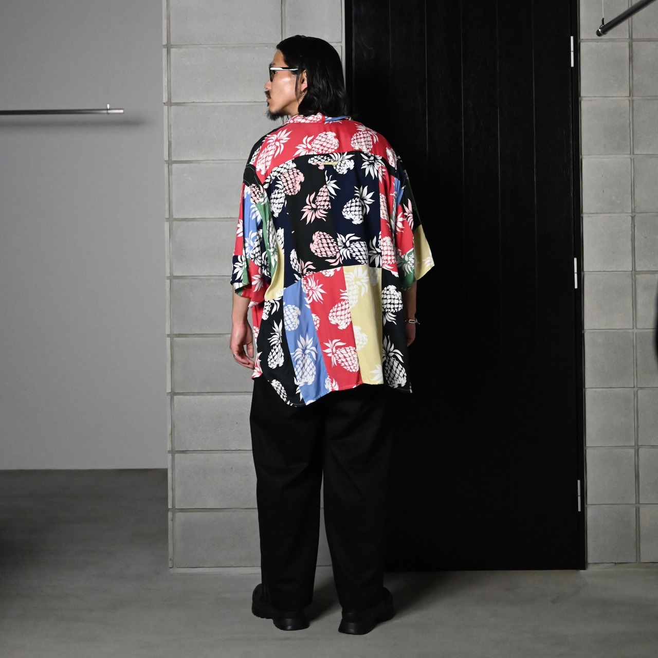 Leh / Patchwork Half Sleeve Shirts