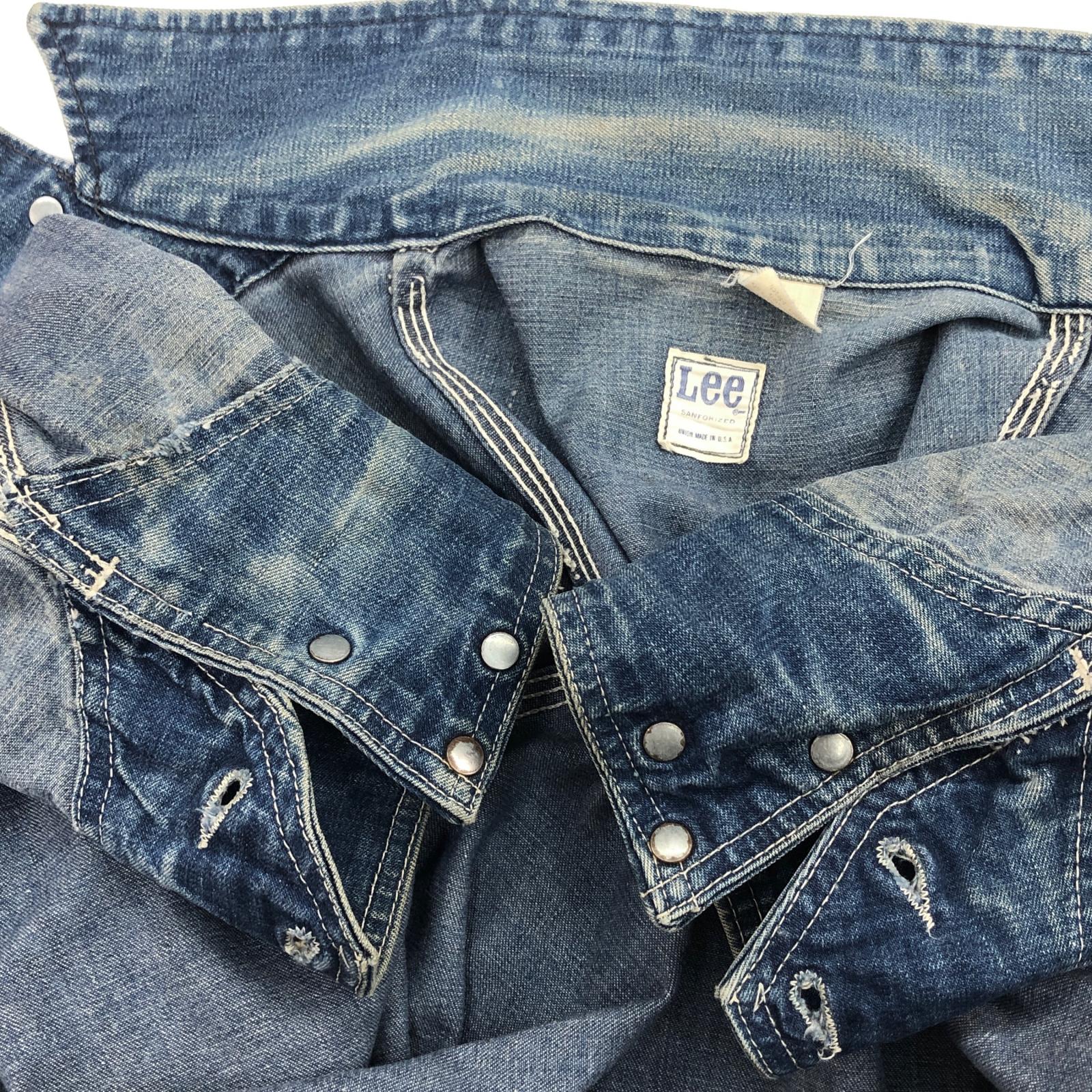 LEE リー 70年代 USA製 91-J デニム カバーオール デニムジャケット