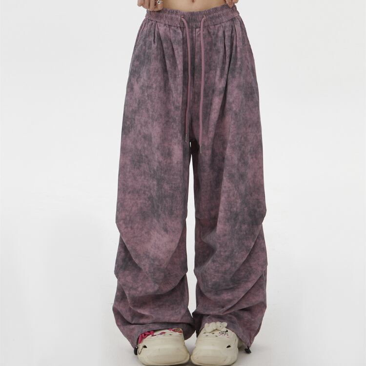 ドローストリング ワイド フルレングス パンツ ◆3col L00240