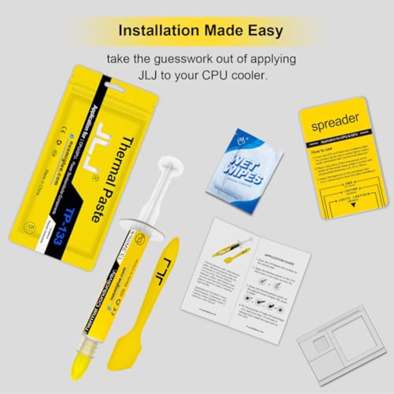 JLJグリスCPUグリスCPUクーラーPCグリスps4シリコングリス CPU 1.5G