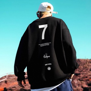 Number logo sweat pullover 0002