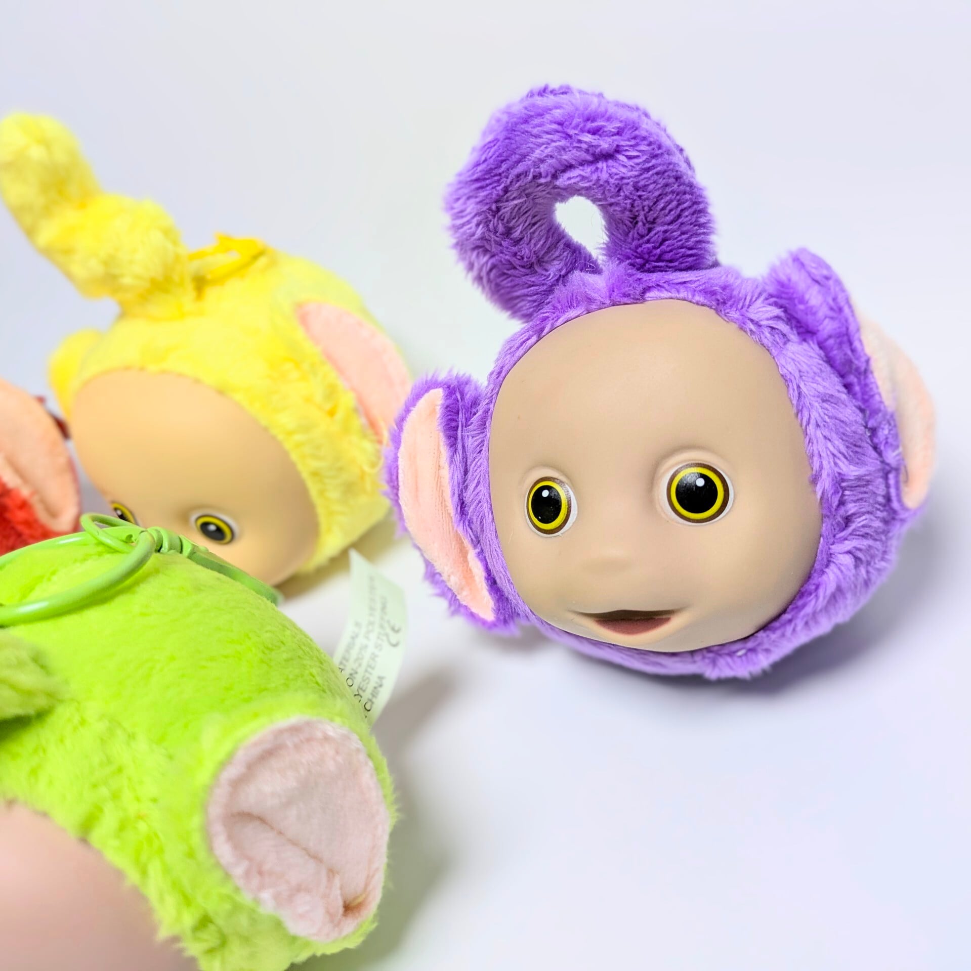 ☆VINTAGE 2000年初期☆【 Teletubbies ( テレタビーズ ) 】ぬいぐるみキーホルダー / フェイスキーホルダー 各種 〚アメリカン雑貨 アメトイ〛
