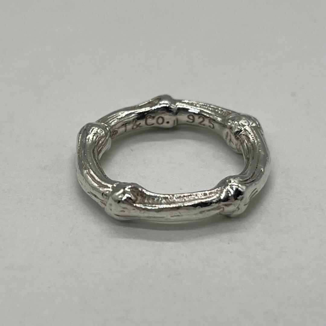 ティファニー TIFFANY&CO バンブー リング 17号 SV925 希少