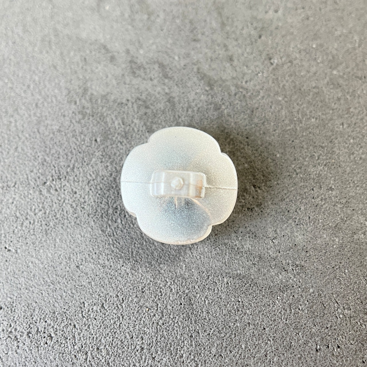 【2個セット】1粒ストーン×クリアホワイト yohira 14mm・画像3