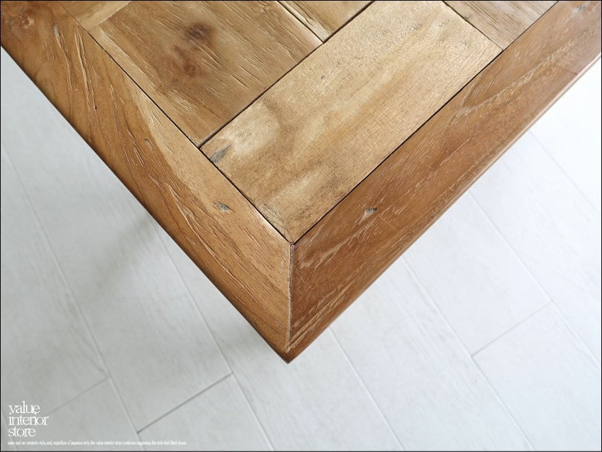 オールドチークスツールKE04 椅子 古材家具 ダイニングベンチ 無垢材