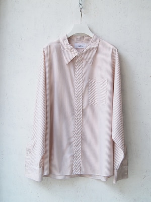 raiMu　Dorman Sleeve Stripe Shirt　Beige【RA-23SS1-1-F-BG】