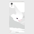 Xperia Z5 もふもふオカメインコ ホワイトフェイス ケース