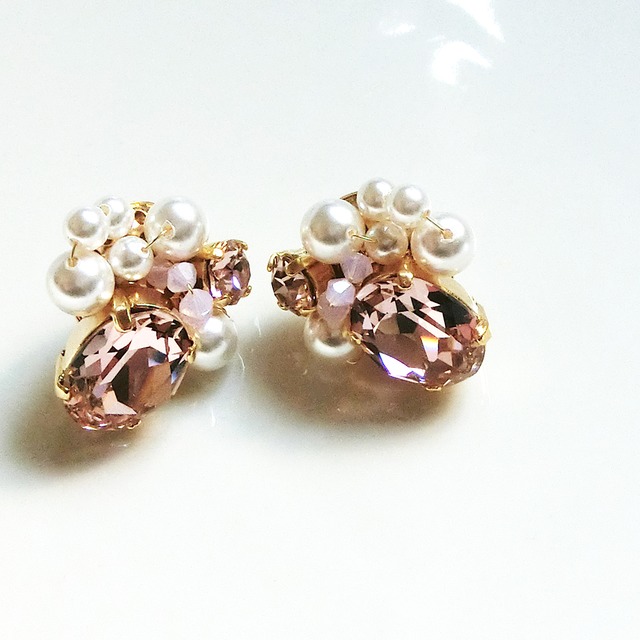 bijou & pearl Pierce(pink)