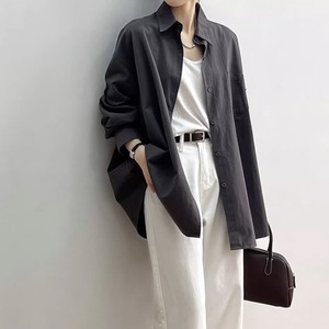 Back Long Design Shirt?3colors 1303