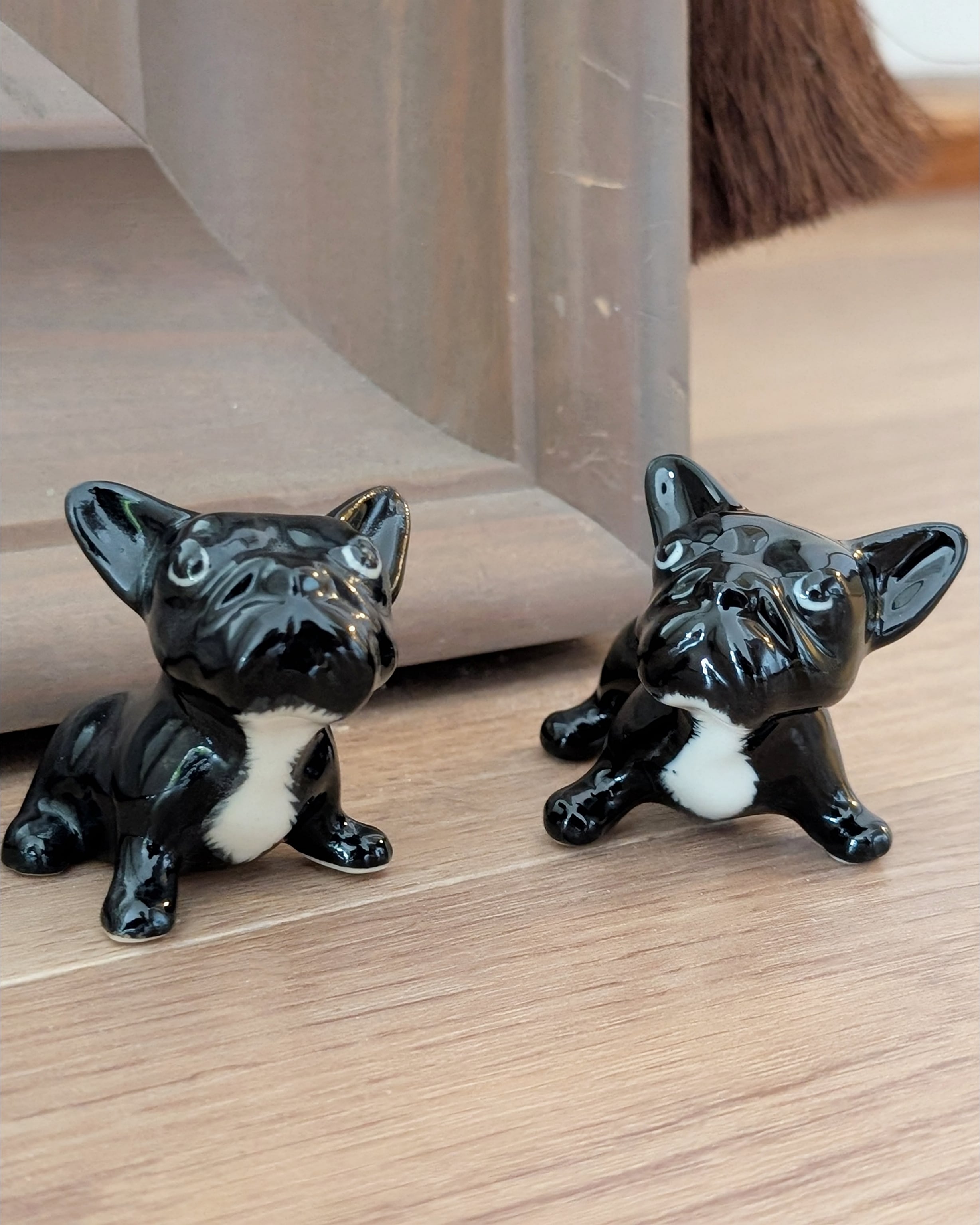 【ミニチュア陶器】French bulldog~Black~