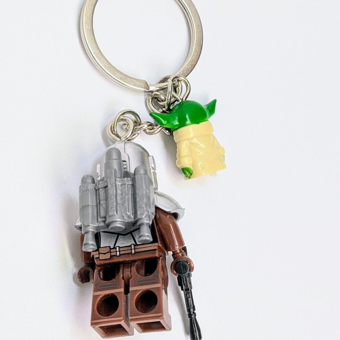 再入荷！【ブロックフィギュアキーホルダー★マンダロリアン/ ディンジャリン / スターウォーズ（Star Wars） 〚アメリカン雑貨 アメトイ〛