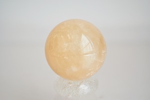 Honey calcite sphere - ハニーカルサイト