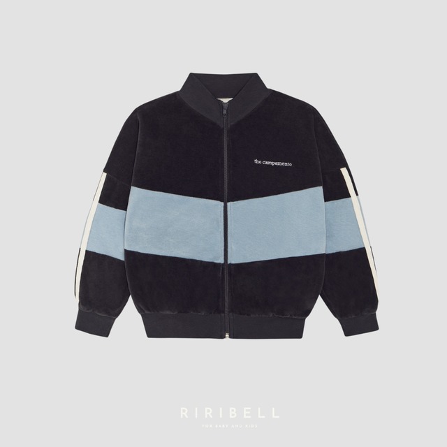 【The Campamento】Grey Color Block Sweatshirt