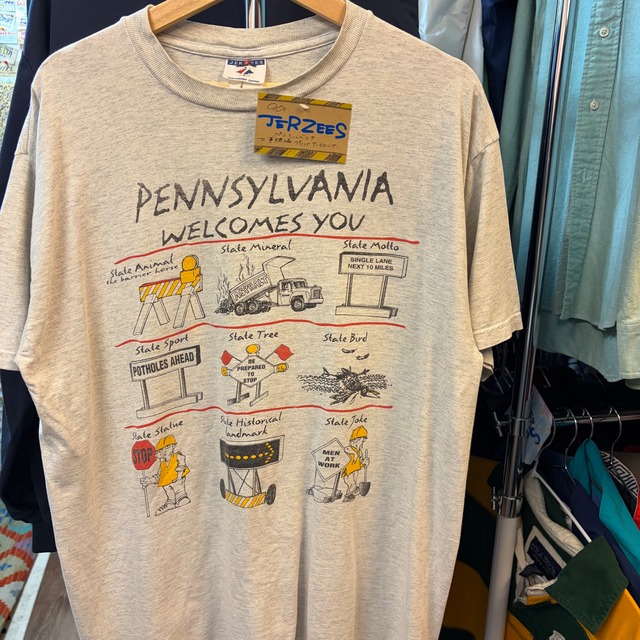 90s USA製 シングルステッチ LAUREL BURCH アートプリントTシャツ 