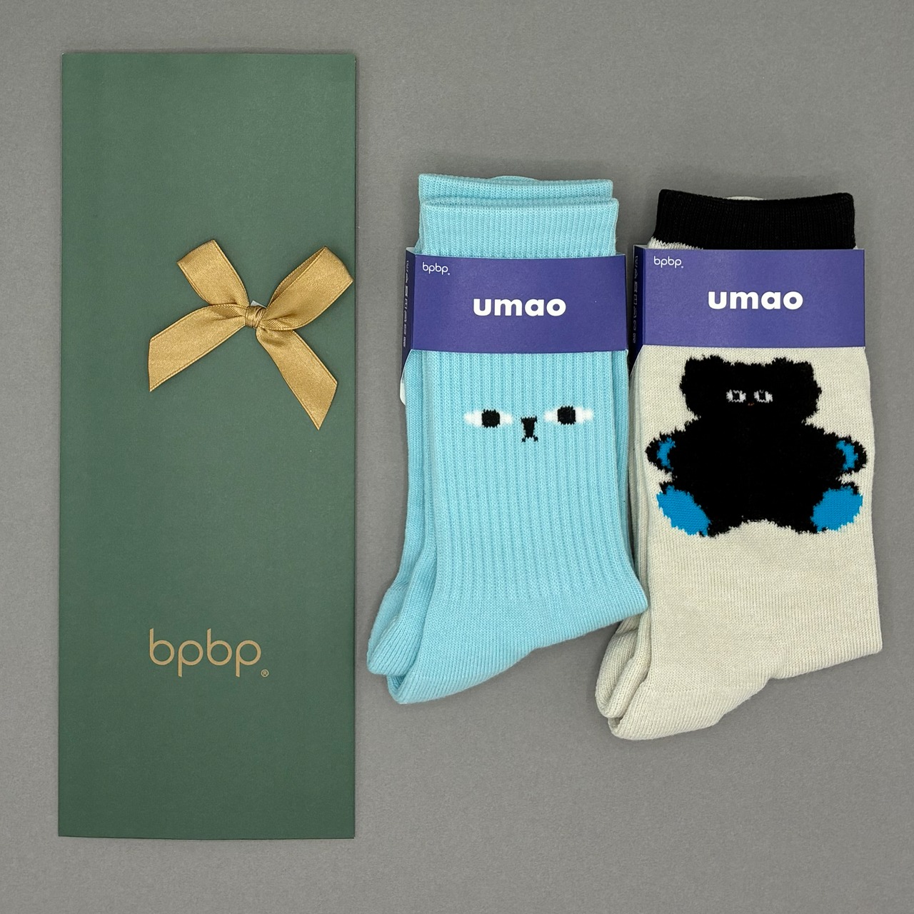 【SOCKS 2 PAIR GIFT SET】umao ソックス2足ギフトセット