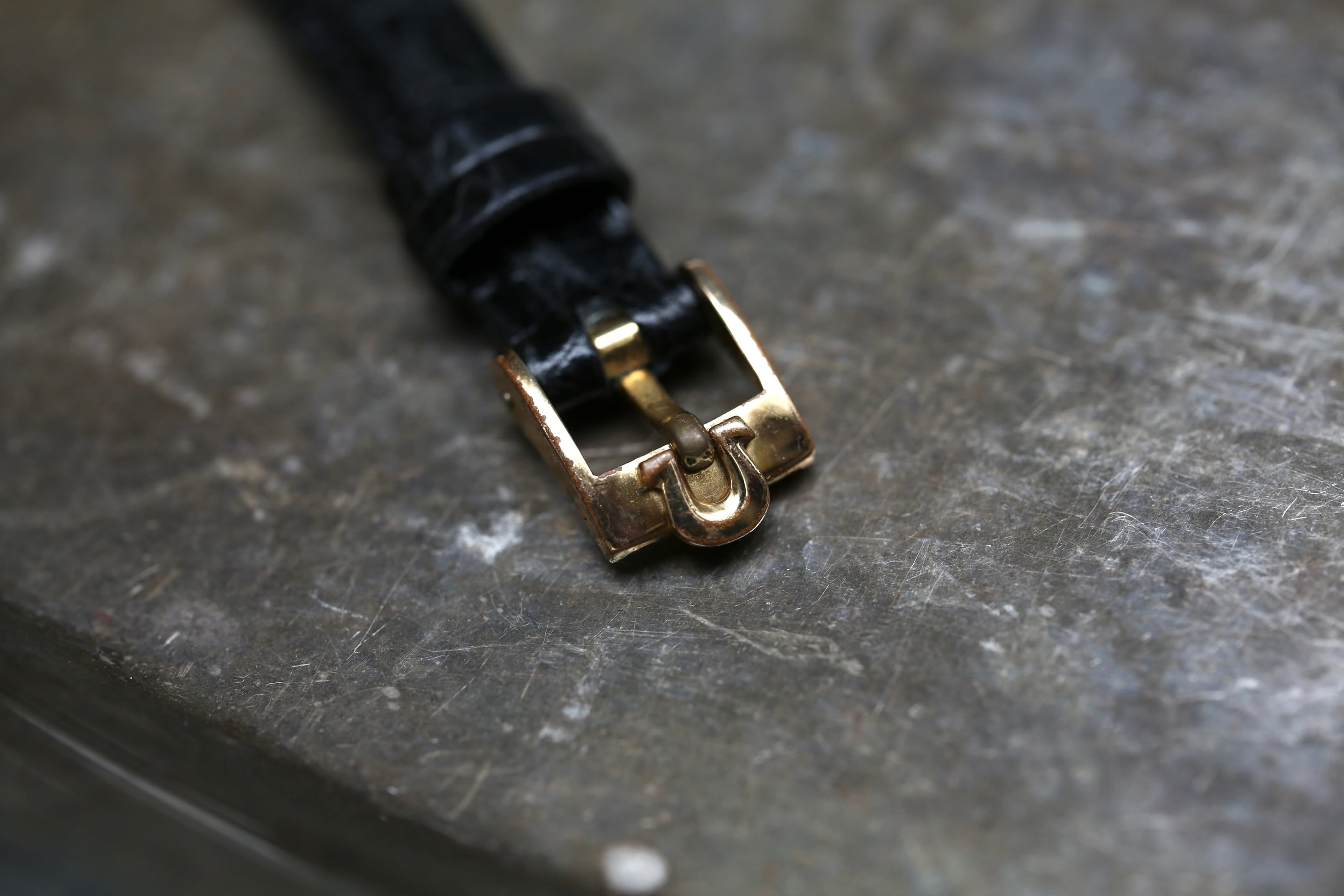 OMEGA】 1950's オメガ ノンネーム 2針 リーフハンド レディース