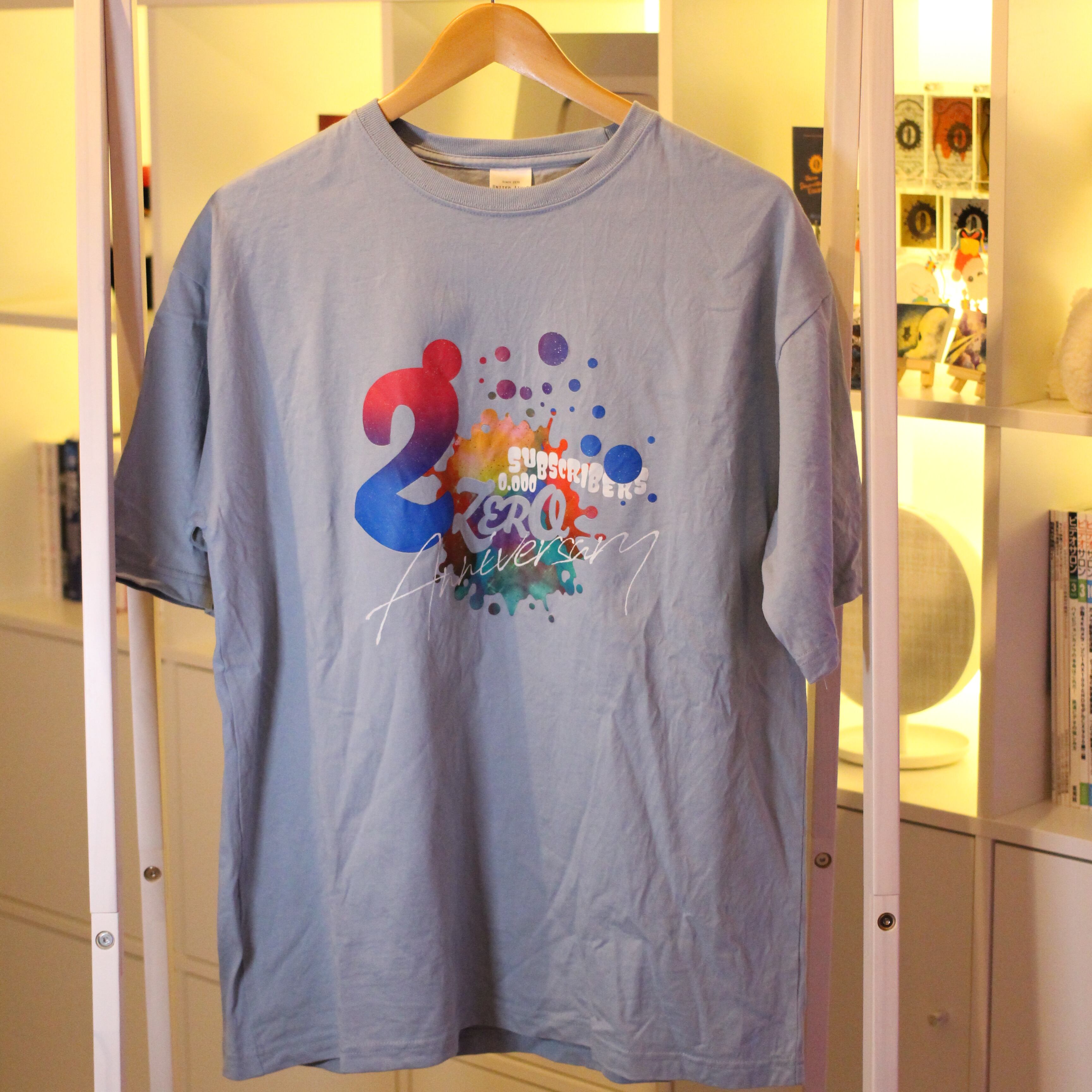 ※二宮着用※20万人記念「ゼロスパークリング」ビッグシルエットTシャツ(L)※発送時期:11月末~12月初旬頃