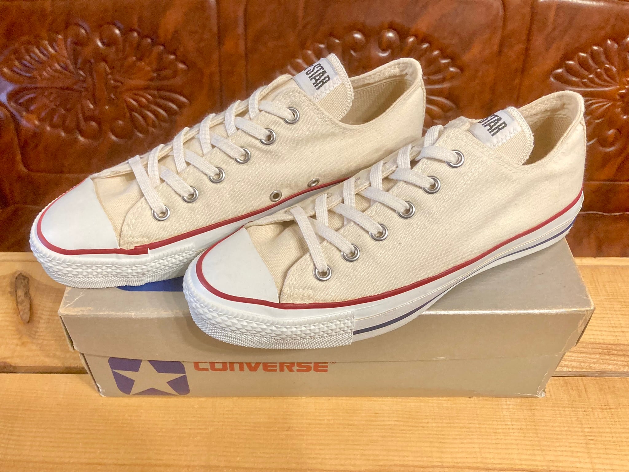 converse(コンバース)ALL STAR(オールスター)生成り 7.5 26cm 銀箱 80s USA 248 | freestars converse(コンバース)ALL STAR(オールスター)生成り 7.5 26cm 銀箱 80s USA 248 | freestars