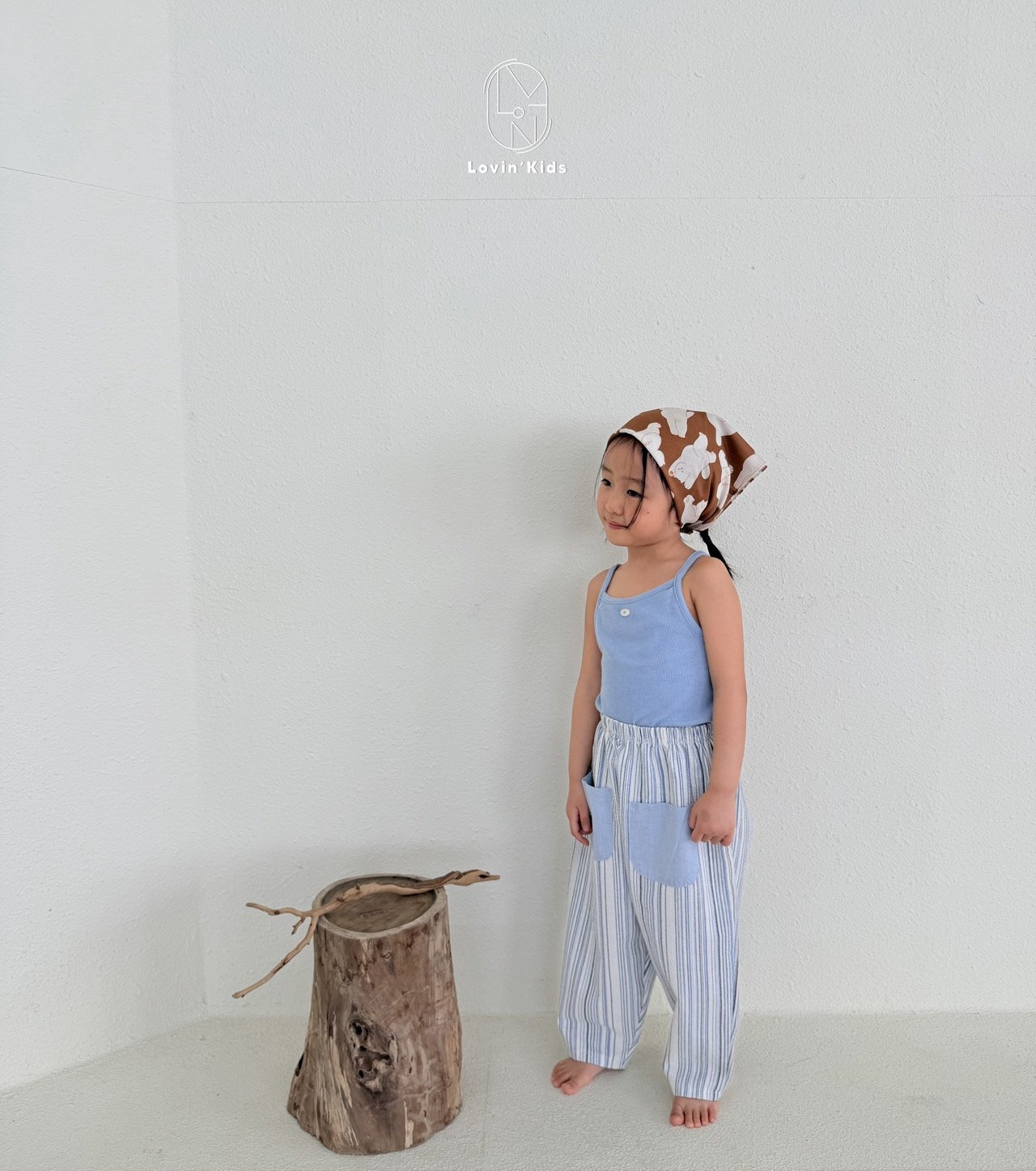 [Lovin' Kids] Monostripe Pants / [러빈] 모노스트라이프팬츠