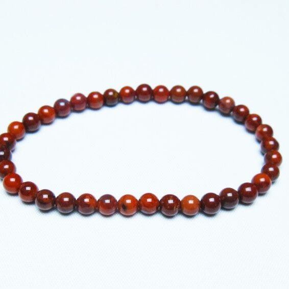 ナンホーンアゲート ブレスレット 5mm アゲート ブレス 一点物 メール便可 [M便 1/10] 111-47476