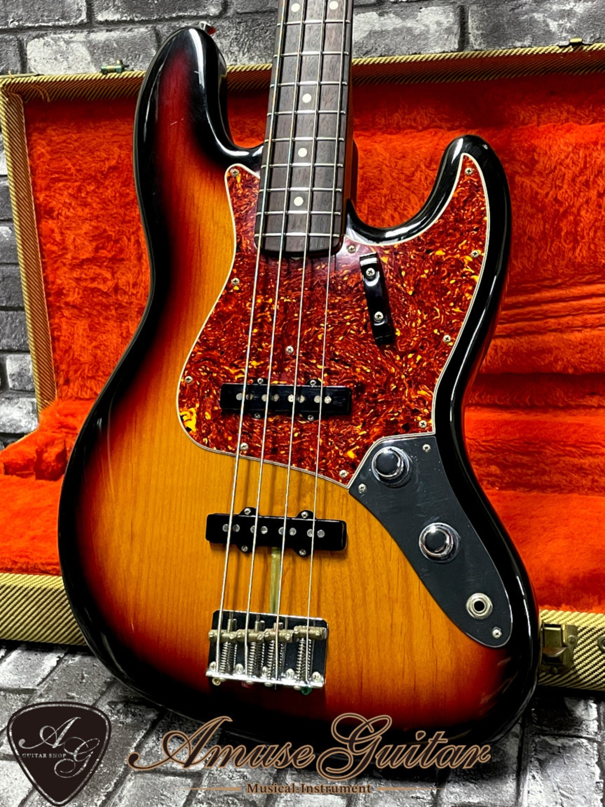 Fender U.S. Vintage 62 Jazz Bass Reissue Stack Knob # Sunburst 