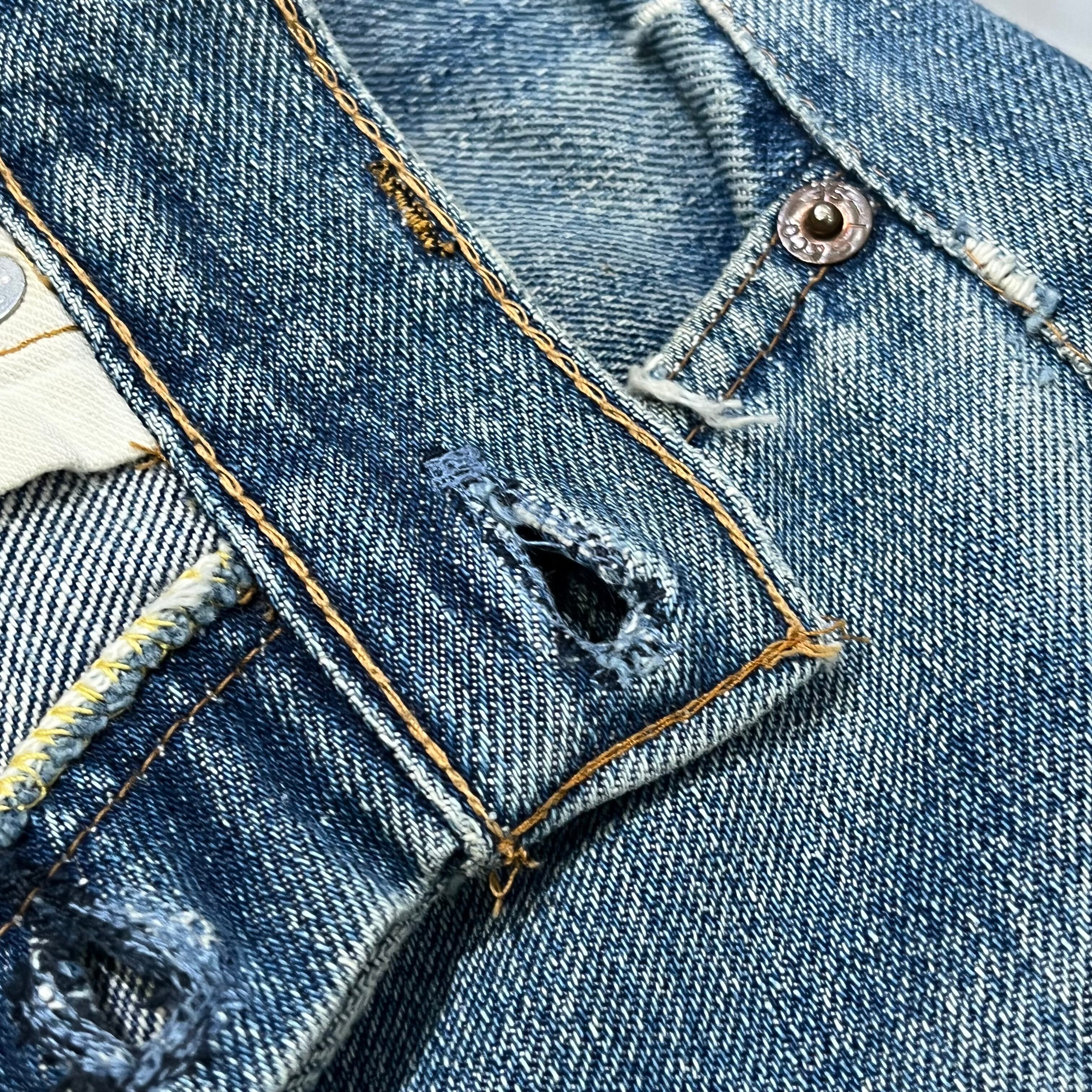 70s Levi's 501 66 Single Denim Pants W34L32 70年代 リーバイス 66
