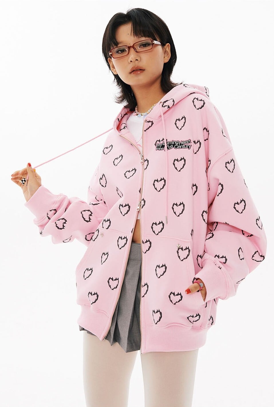 ☆New Jeans ダニエル 着用！！【WONDERVISITOR】BN Heart Pattern