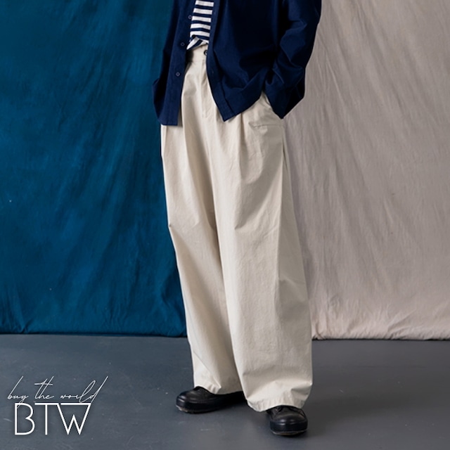【韓国メンズファッション】パンツ 無地 ワイドパンツ ロング ハイウエスト カジュアル シンプル おでかけ BW1932