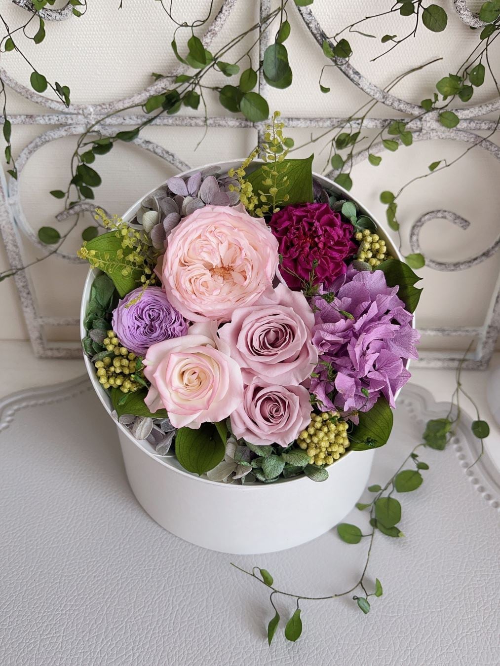 Bouquet 花束のようなアレンジBOX BRM012〔プリザーブドフラワー